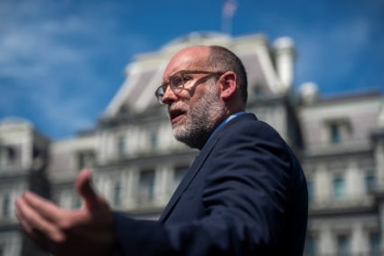 Director of the Office of Management and Budget Russell Vought at the White House