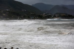 Hurricane Melissa approaches, in Jamaica
