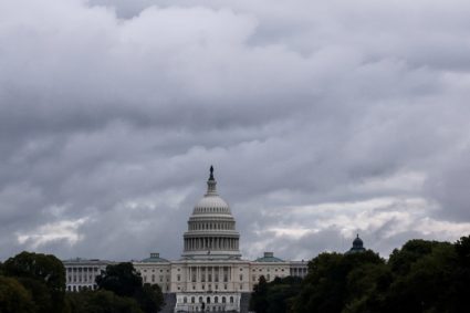 FILE PHOTO: A general view of the U.S. Capitol during the government shutdown, in Washington