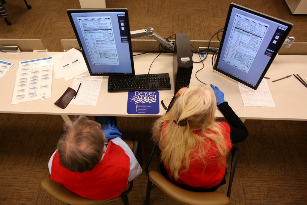 Ballot counting underway in Denver