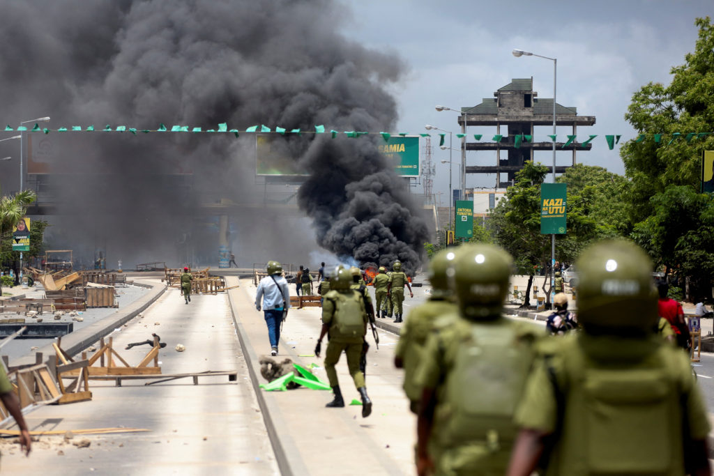 New protests in Tanzania's main city after chaotic election