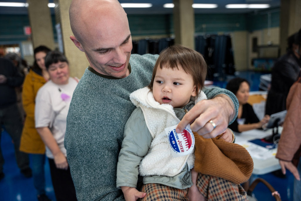Election Day in New York City Brooklyn borough