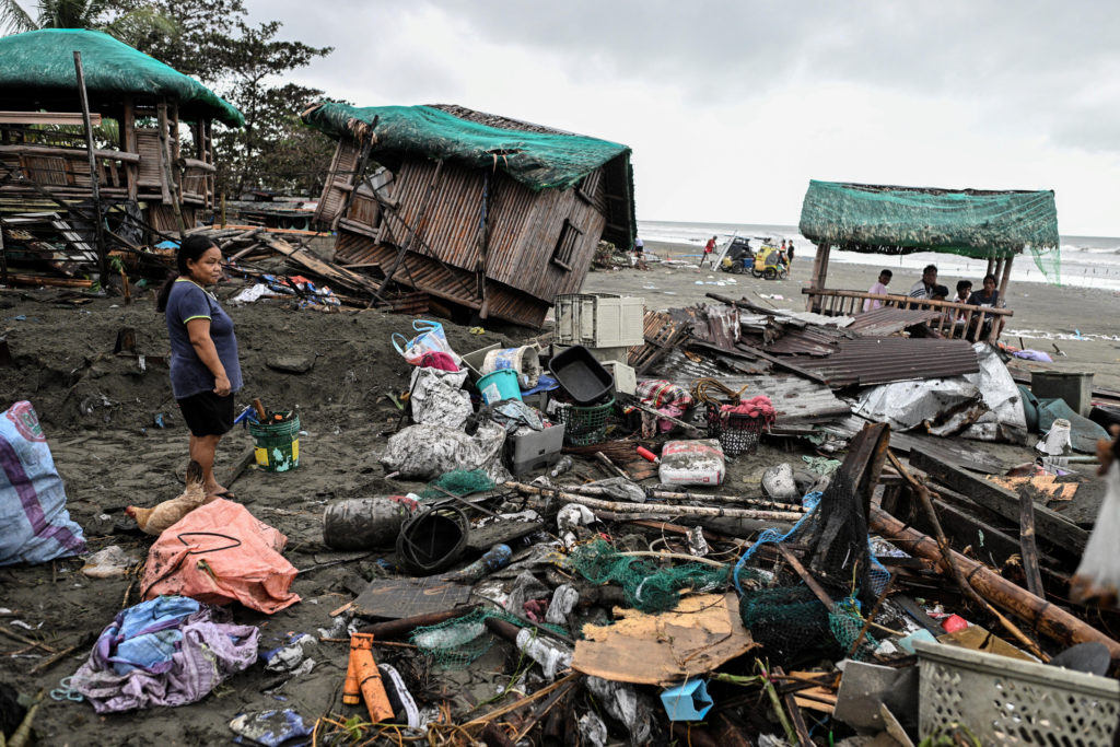 Aftermath of Typhoon Fung-wong on Bunoan