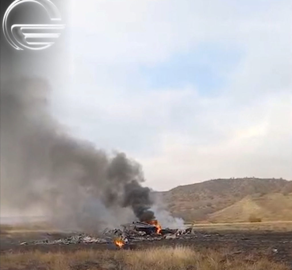 Turkish military plane crashes in Georgia near border with Azerbaijan