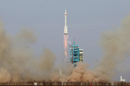 Rocket carrying Shenzhou-22 spacecraft takes off from Jiuquan Satellite Launch Center