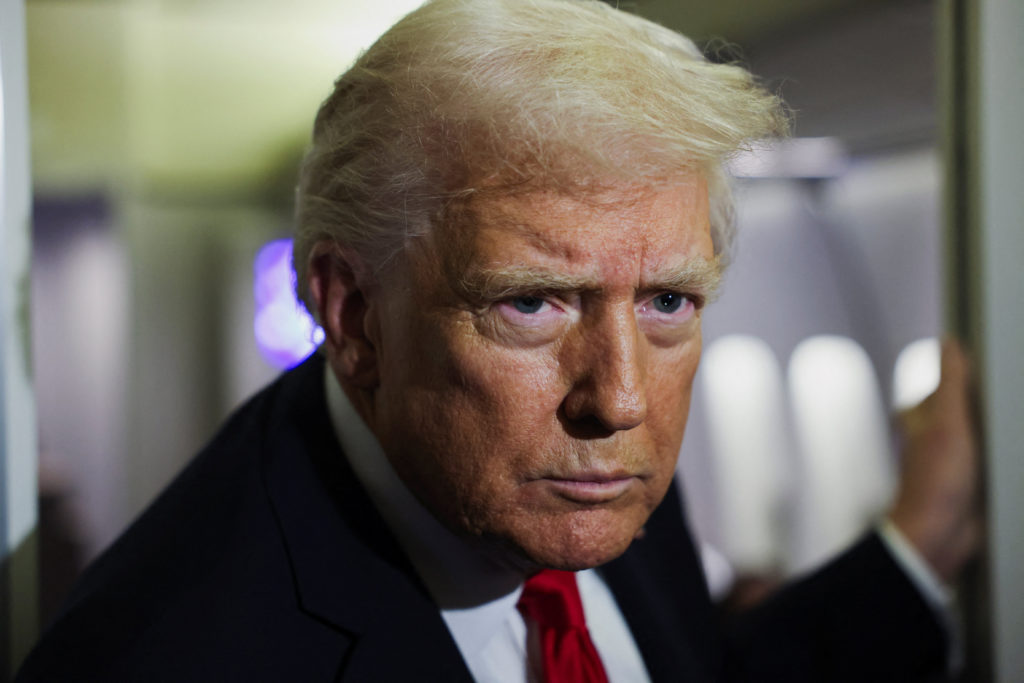 U.S. President Trump departs for Florida