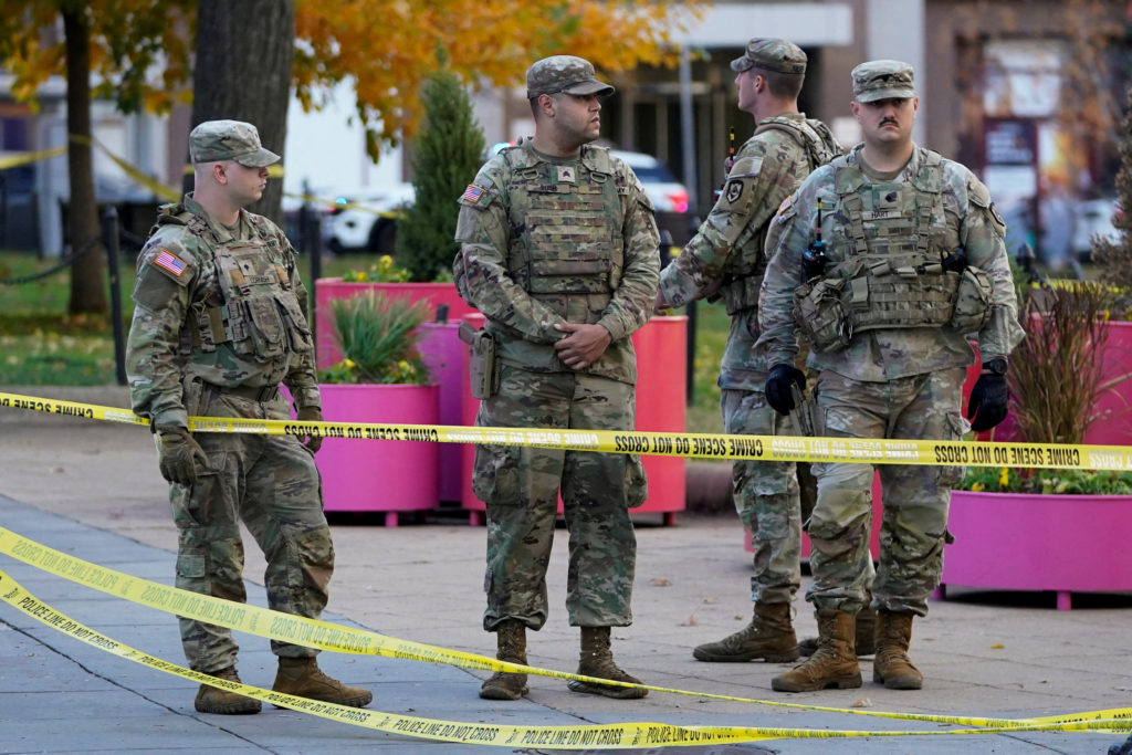 Two National Guard members reportedly shot near the White House in Washington