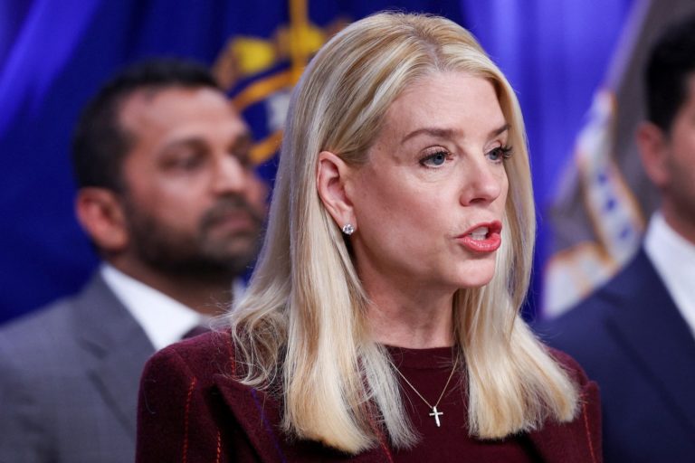 Press conference at the Department of Justice in Washington