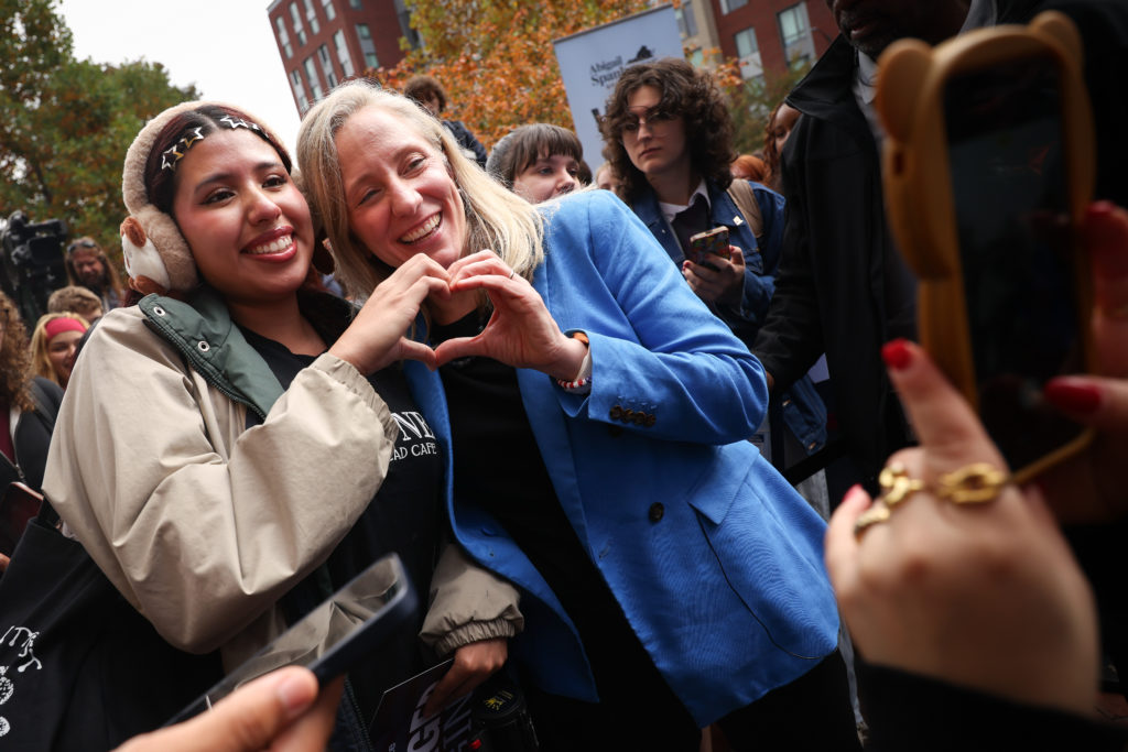 VA Gubernatorial Candidate Abigail Spanberger Campaigns Ahead Of Election Day