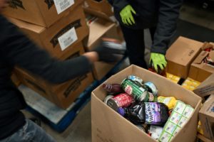 Food pantry is busy, weeks into the continuing U.S. government shutdown, in Commerce City