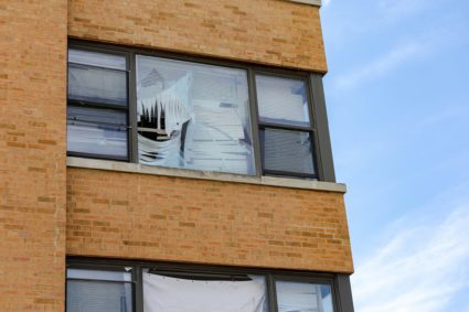 Apartment complex on the south side of Chicago following a large scale ICE raid
