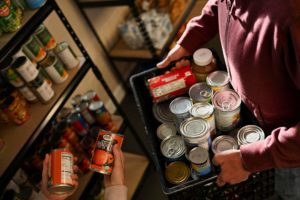 Food pantry is busy, weeks into the continuing U.S. government shutdown, in Denver