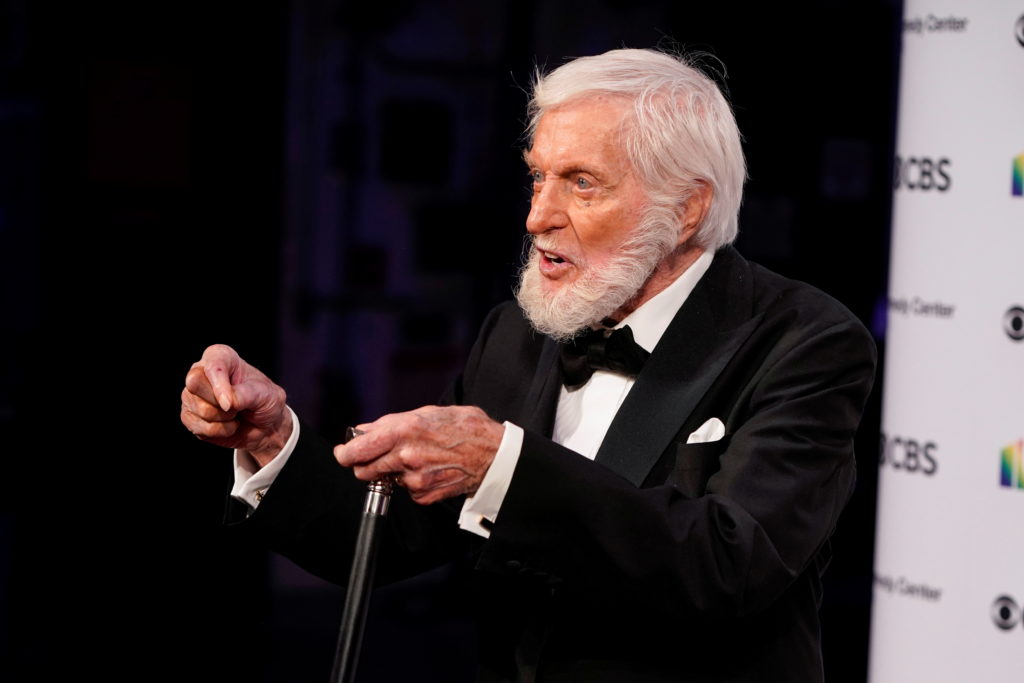Actor Dick Van Dyke arrives for the 43rd Kennedy Center Honors in Washington