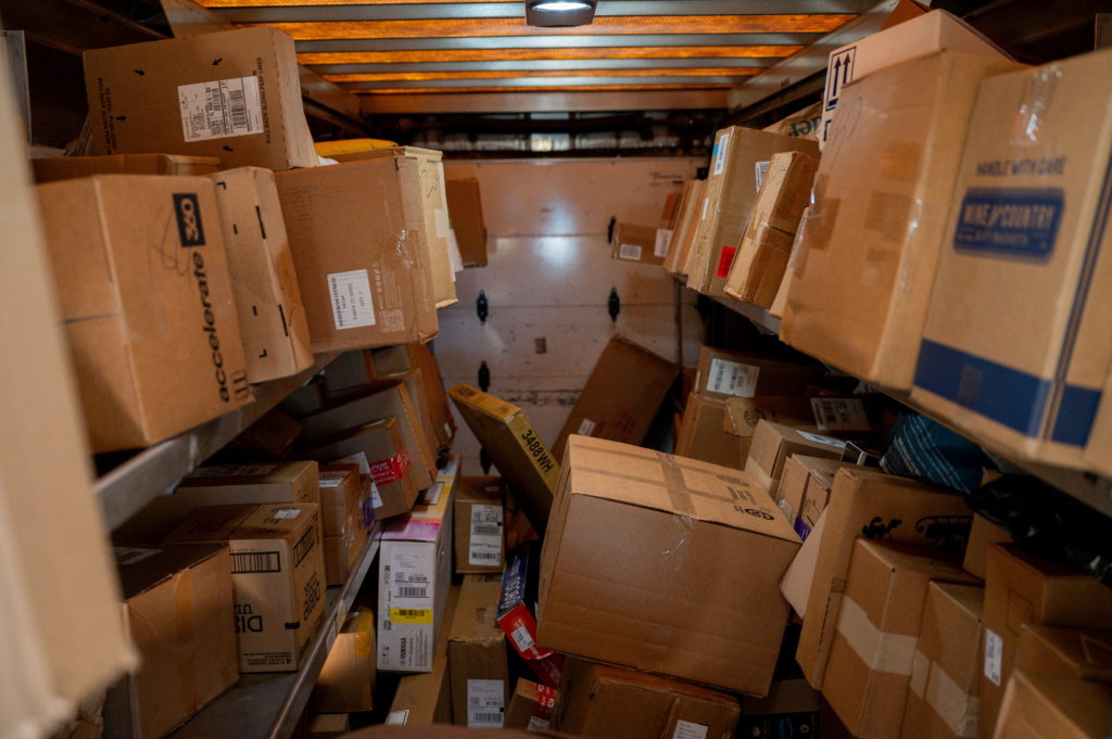 UPS Delivery Driver During the Holiday Shopping Season