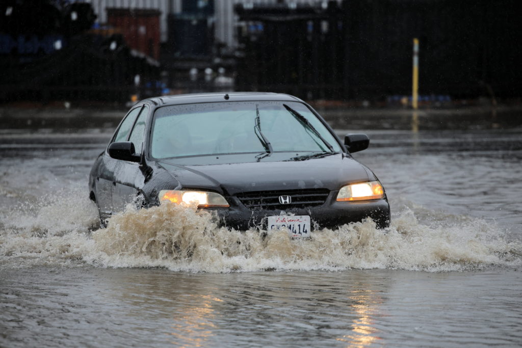 Winter storm in Southern California