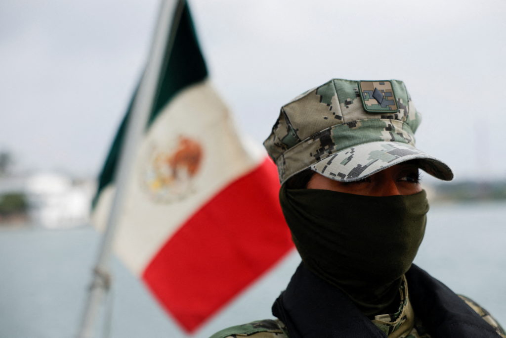 Mexico's Navy reinforces surveillance in an attempt to reduce fuel trafficking, in Ciudad Madero