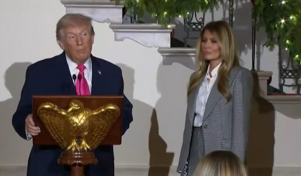 WATCH: Trump addresses deadly attacks in Syria, Australia and Rhode Island at Christmas reception