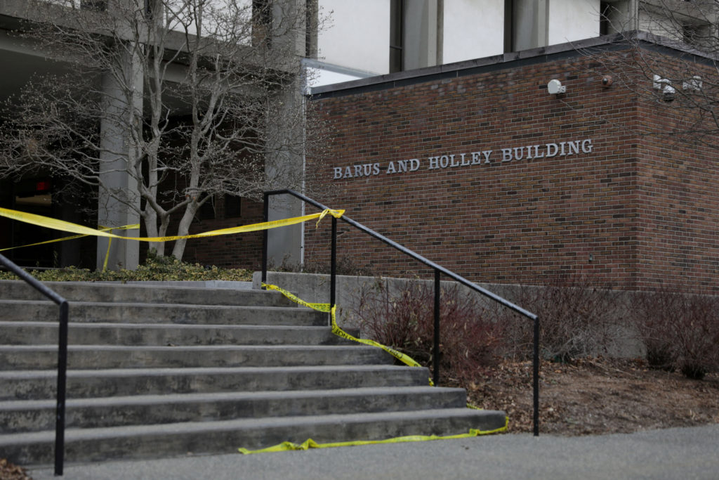 FILE PHOTO: Brown University locked down amid reports of a shooting on campus in Providence