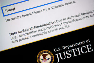 At least 16 files disappear from DOJ site for Epstein documents