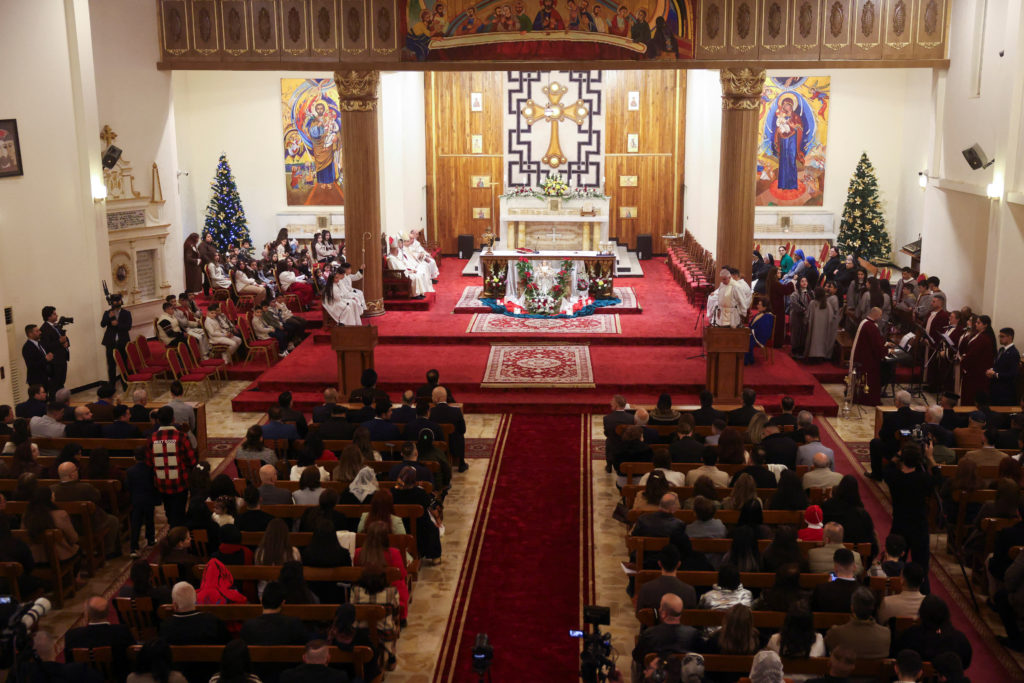 Iraqi Christians hold Christmas Eve Mass