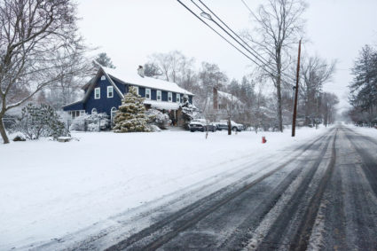FILE PHOTO: Winter storm brings heavy snow to areas of New York City and New Jersey