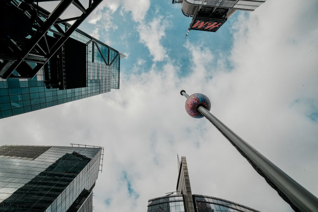 New Year's Eve ball drop test atop One Times Square in New York
