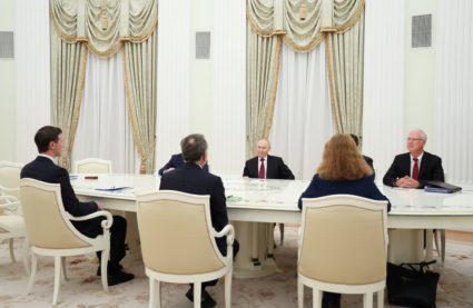 Russian President Putin meets U.S. special representative Witkoff in Moscow