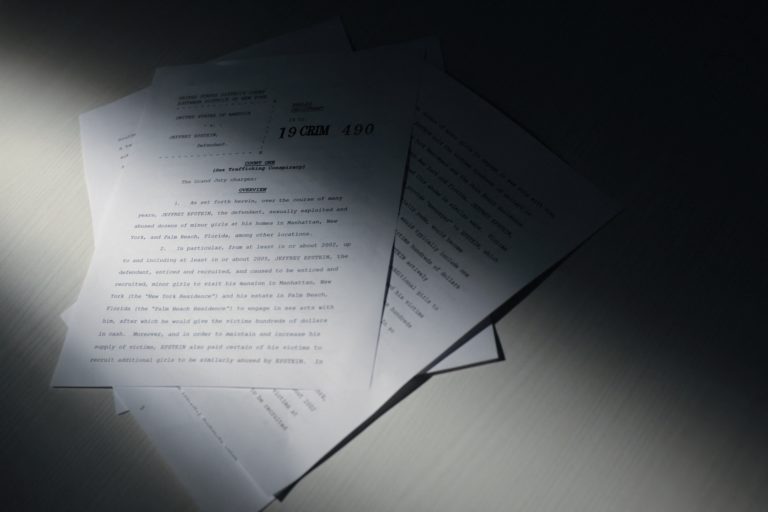 Newly-released documents from the U.S. Justice Department files on Jeffrey Epstein