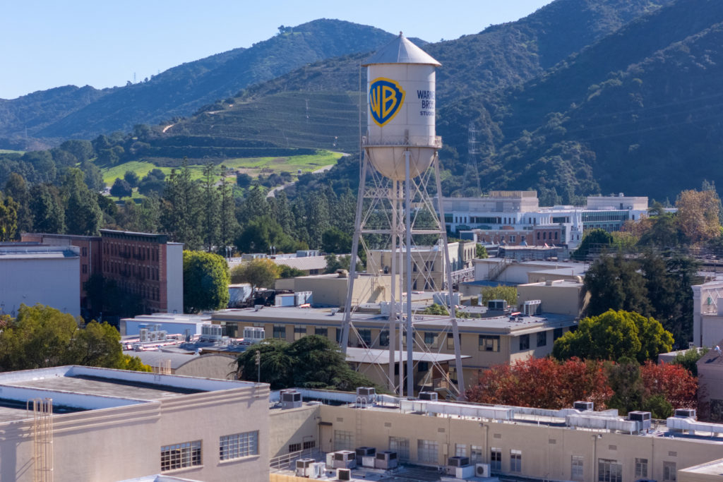 The Warner Bros. studio lot in California
