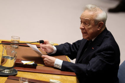 Members of the UN Security Council meet on the U.S. strikes and capture of Venezuelan President Nicolas Maduro and his wif...