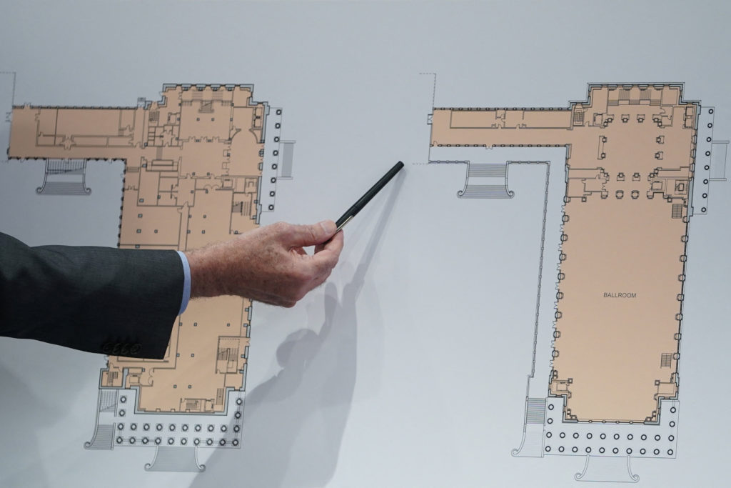 National Capital Planning Commission hearing on White House East Wing renovations in Washington, D.C.