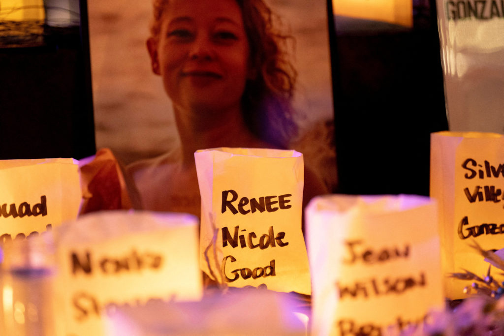 Vigil for Renee Nicole Good in Seattle