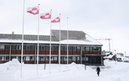 FILE PHOTO: Greenland's parliament Inatsisartut in Nuuk