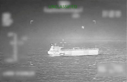Apprehension of Veronica tanker at sea by U.S. military