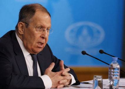 Russian Foreign Minister Lavrov holds annual press conference in Moscow