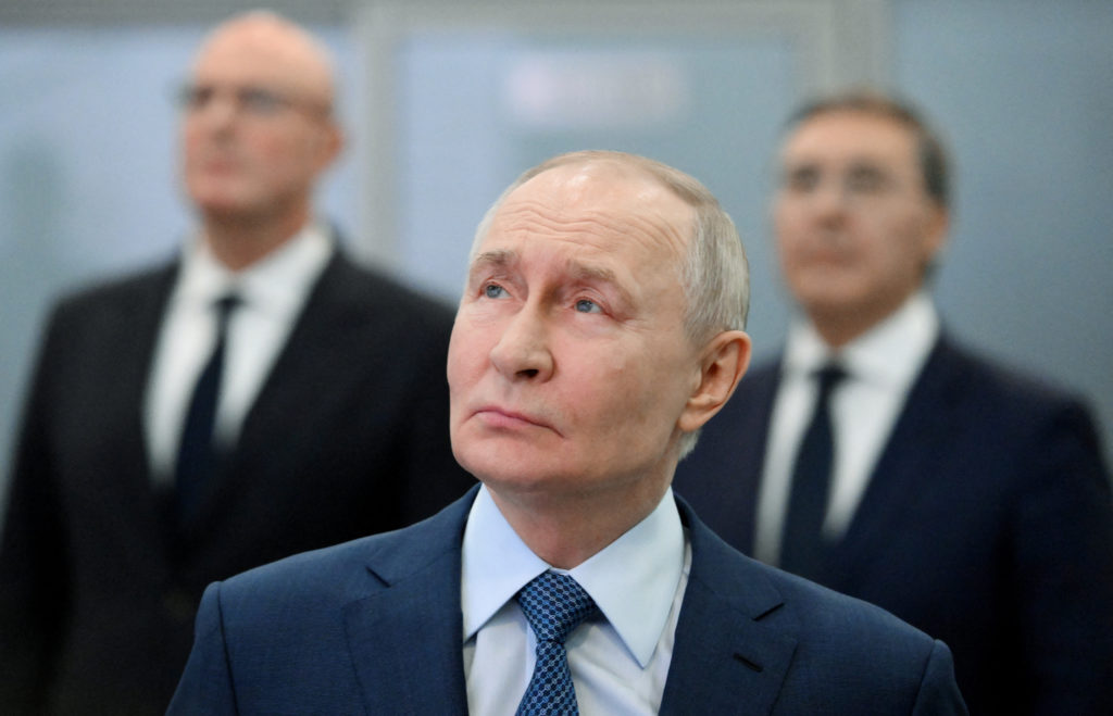 Russian President Putin visits Moscow Institute of Physics and Technology