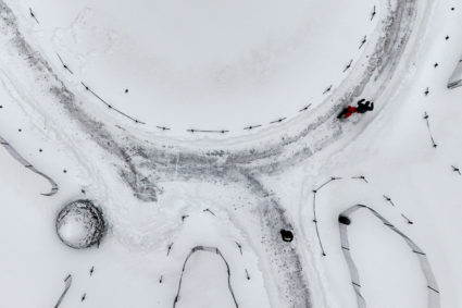 Winter snow storm hits Boston