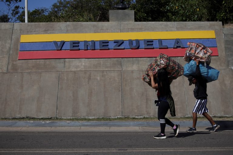 At the border between Venezuela and Brazil