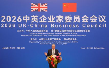 Britain's PM Keir Starmer visits China