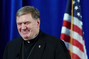 Press conference following the election of Pope Leo XIV, at the Pontifical North American College in Rome