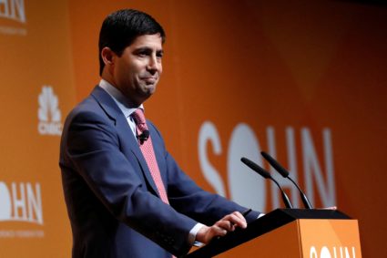FILE PHOTO: Kevin Warsh attends the Sohn Investment Conference in New York City