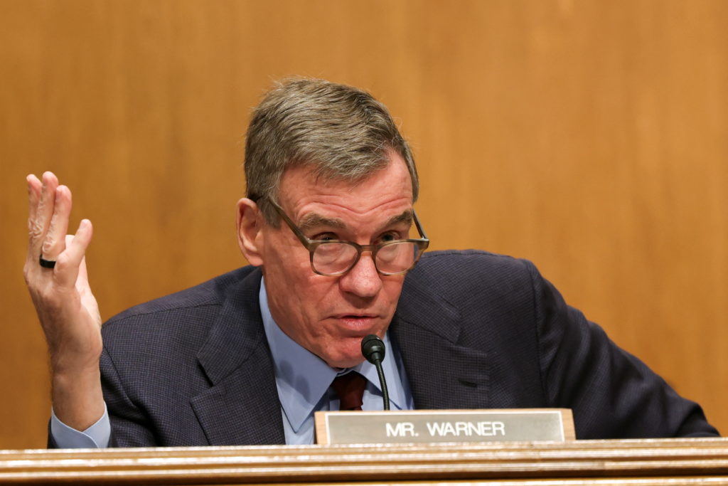 WATCH LIVE: Warner blasts Trump, Gabbard involvement in FBI search on Fulton County election office