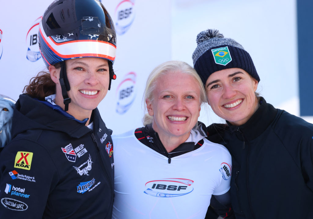 Love is in the air  at the Winter Olympics on Valentine's Day