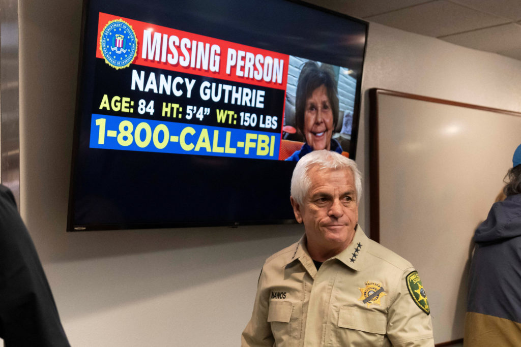 Pima County Sheriff Chris Nanos gives update on the disappearance of Nancy Guthrie in Tucson