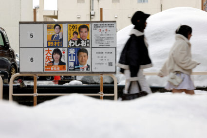 Polls open in Japan's parliamentary elections as Prime Minister Sanae Takaichi hopes for big win