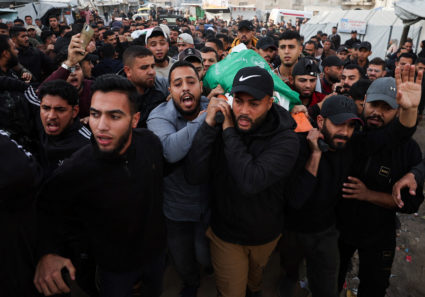 Israeli drone strike kills 2 cyclists in Gaza, hospital says, as death toll mounts despite ceasefire