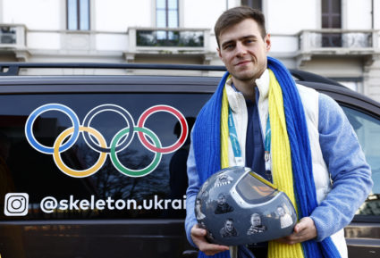Milano Cortina 2026 Winter Olympics - Skeleton - Vladyslav Heraskevych of Ukraine appears before the Court of Arbitration ...