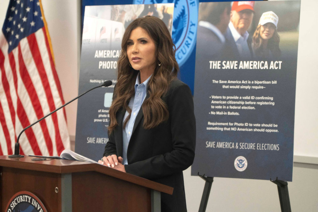 WATCH: DHS Secretary Noem speaks about SAVE Act and election security in Phoenix