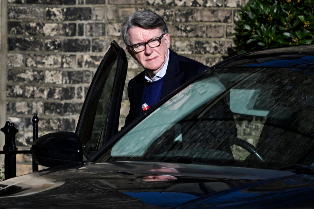 British police arrest former ambassador to the U.S. Peter Mandelson in probe into Epstein ties