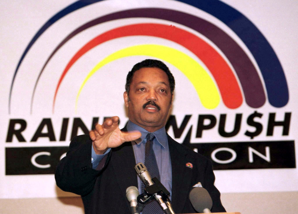 FILE PHOTO: Rev. Jackson Speaks at Rainbow Push Coalition Press Conference
